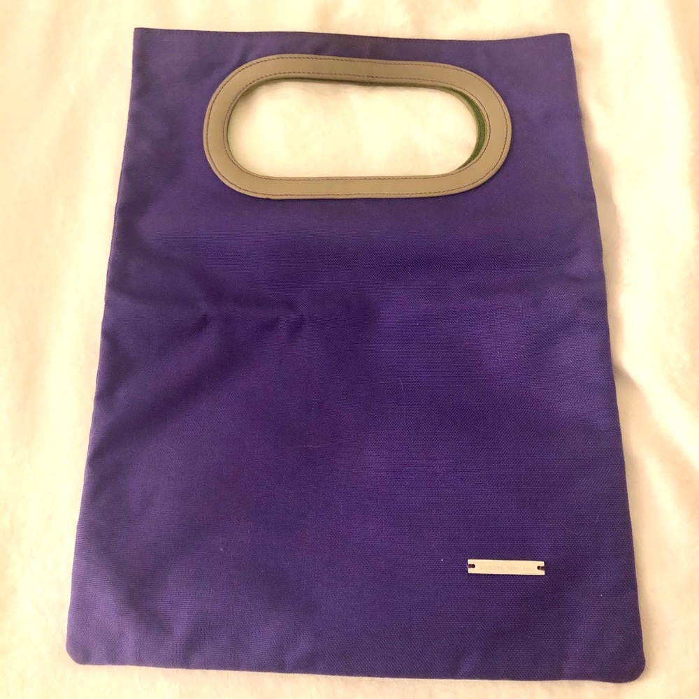Blibetroy handbag Canvas exterior/velvet interior
